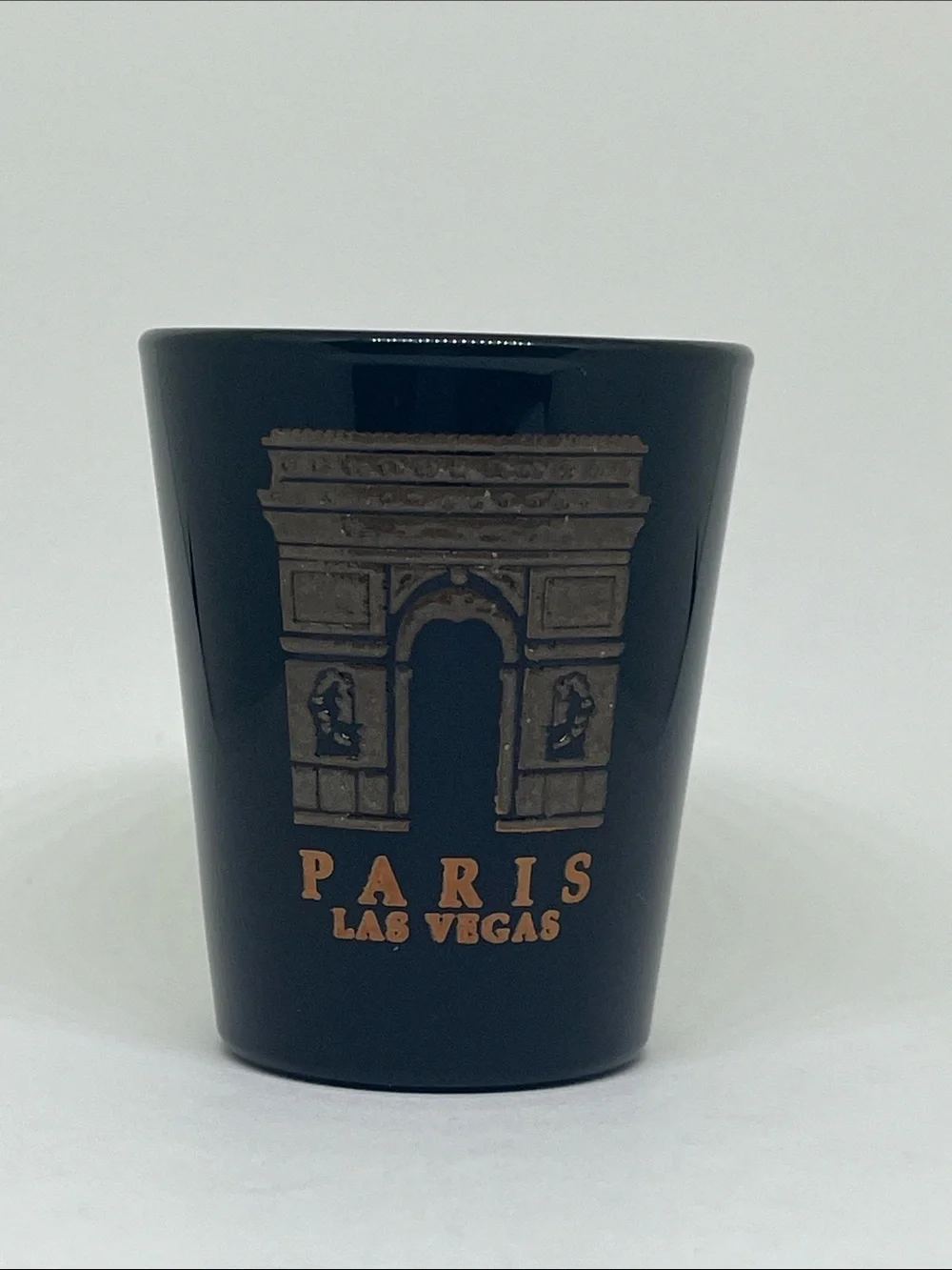 Black & Gold Paris Las Vegas Shot Glass